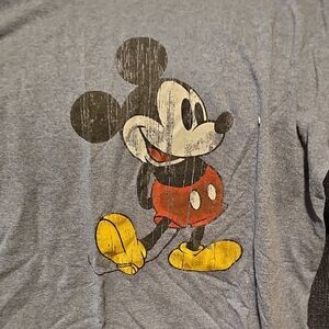 Disney Mickey Mouse Gray Short Sleeve Tee
